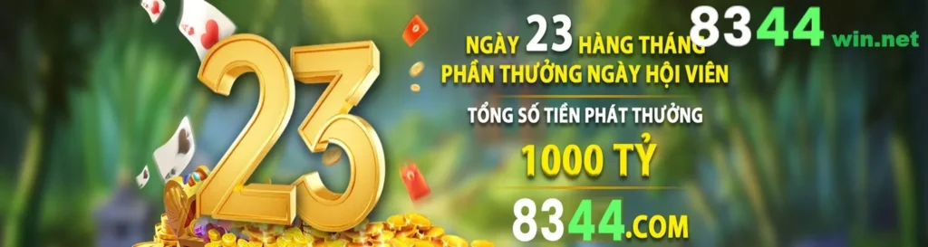 8344win ưu đãi